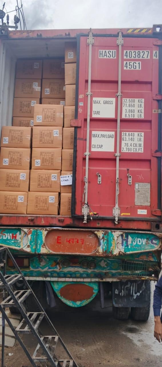 Container loading at HRW